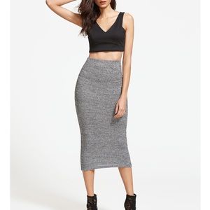 Ralph Lauren ribbed knit pencil skirt NWT